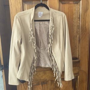 Fringe blazer